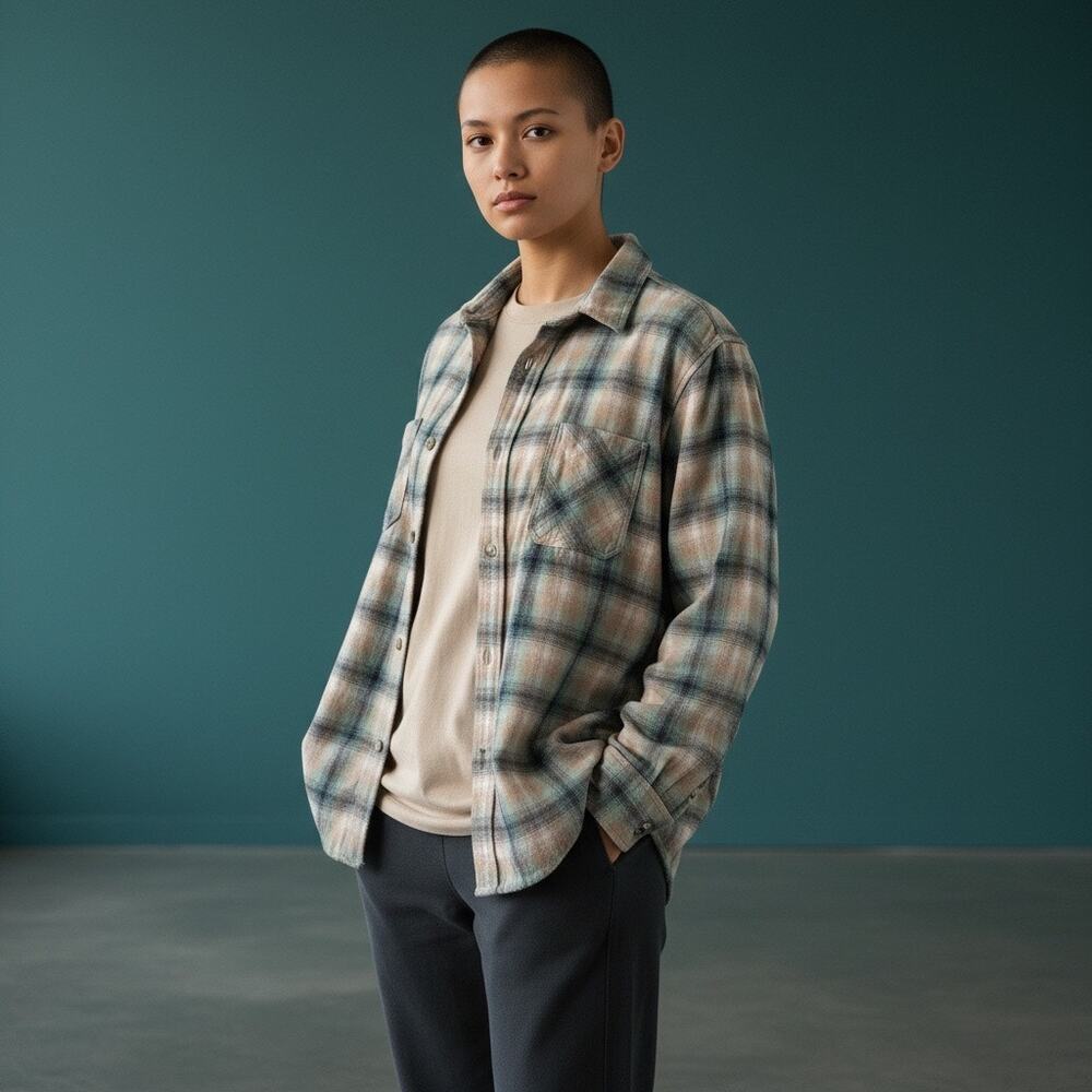 Wildfang plaid flannel XL